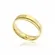 Aliança Masculina Anatômica Banhada a Ouro 18K com Detalhe em Marcação – Conforto e Estilo