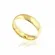 Aliança Tradicional Clássica Abaulada 5 mm  Banhada a Ouro 18k