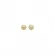 Brinco Bolinha 3 MM Banhado a Ouro 18 k