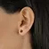 Brinco Bolinha 4 MM Banhado a Ouro 14 k