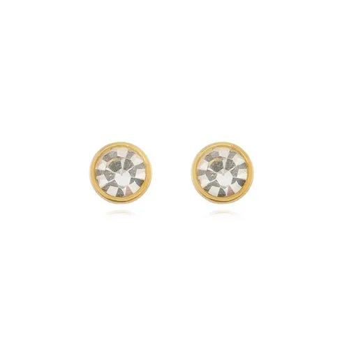 Brinco Ponto de Luz P Banhado a Ouro 18 k