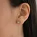 Brinco Ponto de Luz P Banhado a Ouro 18 k