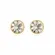 Brinco Ponto de Luz G Banhado a Ouro 18 k