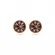 Brinco Ponto de Luz G Banhado a Ouro 18 k
