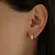 Argolinha Articulada Cravejada P Banhado a Ouro 18 k