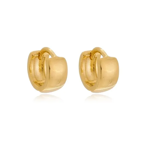 Argolinha Articulada Espessura Média P Banhado a Ouro 18k