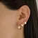 Argolinha Articulada Espessura Média P Banhado a Ouro 18k
