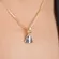 Colar Nossa Senhora Aparecida P Banhado a Ouro 18k