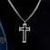 Pingente Cruz Lisa G Banhado a Ouro 18 k