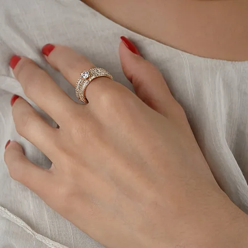 Anel Aparador Completo Zircônias