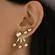Brinco Earjacket 4 bolinhas