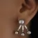 Brinco Earjacket 4 bolinhas