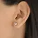 Brinco Bolinha 6 MM Banhado a Ouro 18 k