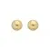 Brinco Bolinha 6 MM Banhado a Ouro 18 k