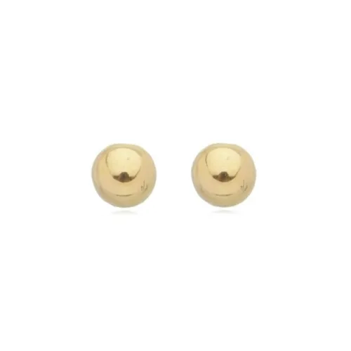 Brinco Bolinha 5 MM Banhado a Ouro 18 k