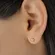 Brinco Bolinha 5 MM Banhado a Ouro 18 k