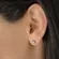 Brinco Bolinha 5 MM Banhado a Ouro 18 k