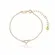 Pulseira Pingente Coração Cravejado