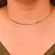 Colar Choker Fita Círculos