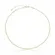 Colar Choker Piastrini 2 mm Banhado a Ouro 18 k
