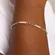 Pulseira Elo Português com Riviera