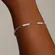 Pulseira Elo Português com Riviera