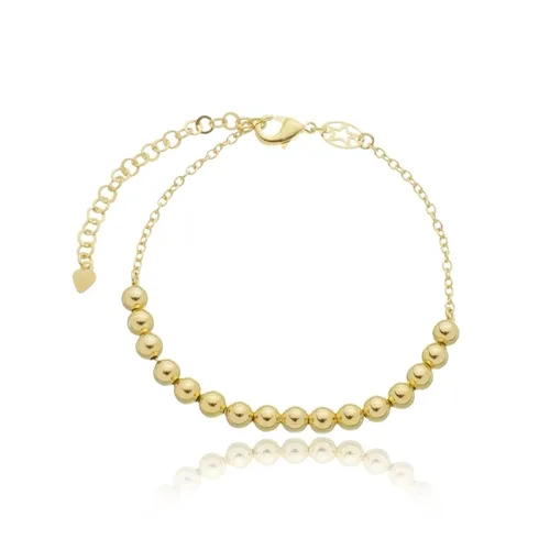 Pulseira Bolinha Banhada a Ouro18 k