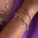 Pulseira Corrente Veneziana Retorcida Banhada a Ouro18 k