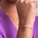 Pulseira Corrente Veneziana Retorcida Banhada a Ouro18 k