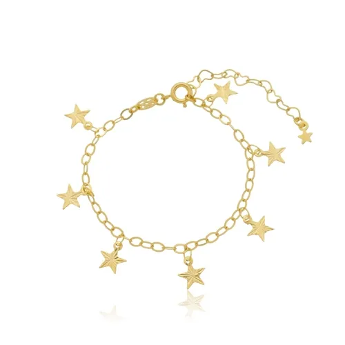 Pulseira Infantil Pingente Estrelinhas