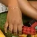 Anel Unissex Infantil Regulável com Zircônia Rosa ou Azul  Banhado a Ouro 18 k
