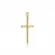 Pingente Cruz Detalhada Banhado a Ouro 18 k