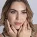 Anel Cinco Aros Cravejados com Zircônias Coloridas Banhado a Ouro 18 k
