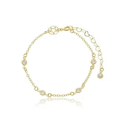 Pulseira Ponto de Luz Cristal