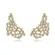Brinco Earcuff Tela Cravejado com Zircônias
