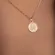 Colar Pingente Medalha São Bento Banhado a Ouro 18 k