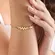 Pulseira Adornada com Vários Círculos Ovais