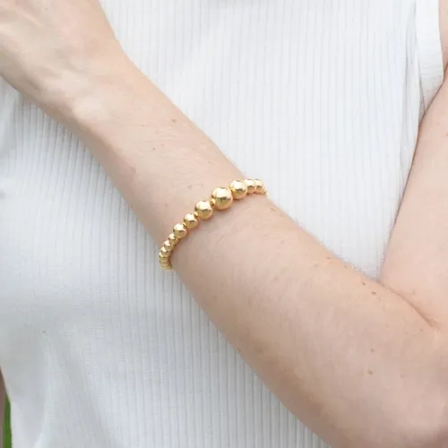 Pulseira Bracelete Esferas Graciosas