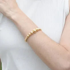 Pulseira Bracelete Esferas Graciosas