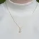 Colar Pingente Gota de Zircônia Elo Cravejado: Elegância Deslumbrante em Cada Detalhe