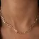 Colar Choker Corrente Cartier 4 mm Banhado a Ouro 18k