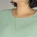 Corrente Cadeado Fina Banhado a Ouro 18 k