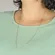 Corrente Cadeado Fina Banhado a Ouro 18 k