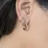 Brinco Trio de Argolas Articuladas com Zircônias Coloridas Banhada a Ouro 18k