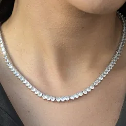 Colar Riviera Cristal Três Pontas