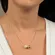 Colar com Pingente de Pérola e Bola Lisa  Banhado a Ouro 18 k