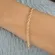 Pulseira Corrente Fio Baiano 4mm Banhada a Ouro 18k