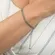 Pulseira Corrente Malha Detalhada Banhada a Ouro 18k