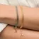 Pulseira Corrente Malha Detalhada Banhada a Ouro 18k