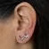 Brinco Borboleta com Asas Vazadas e Zircônias  Banhado a Ouro 18 k– Elegância e Leveza
